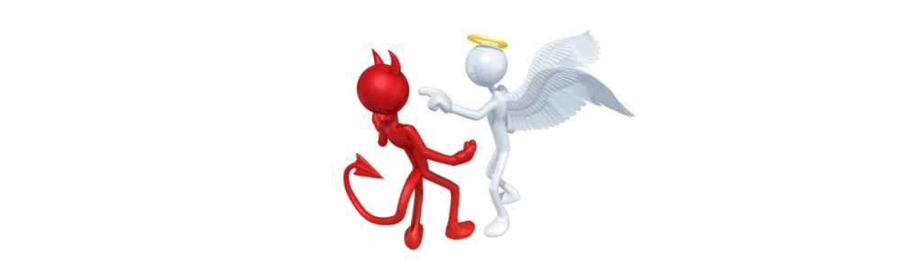Halo or Horns, angel or devil, which way do customers see you?